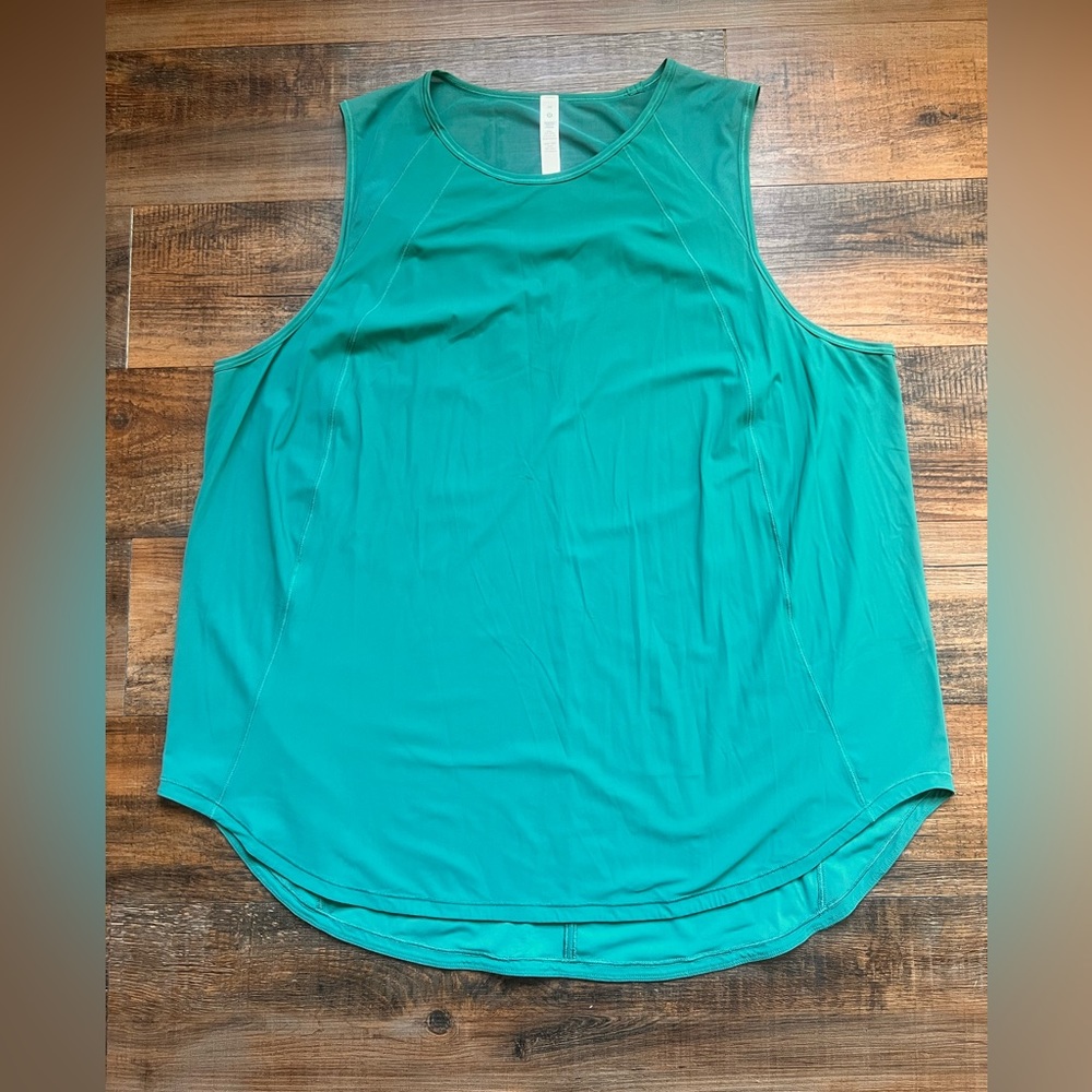 Lululemon Athletica Green Tank Top